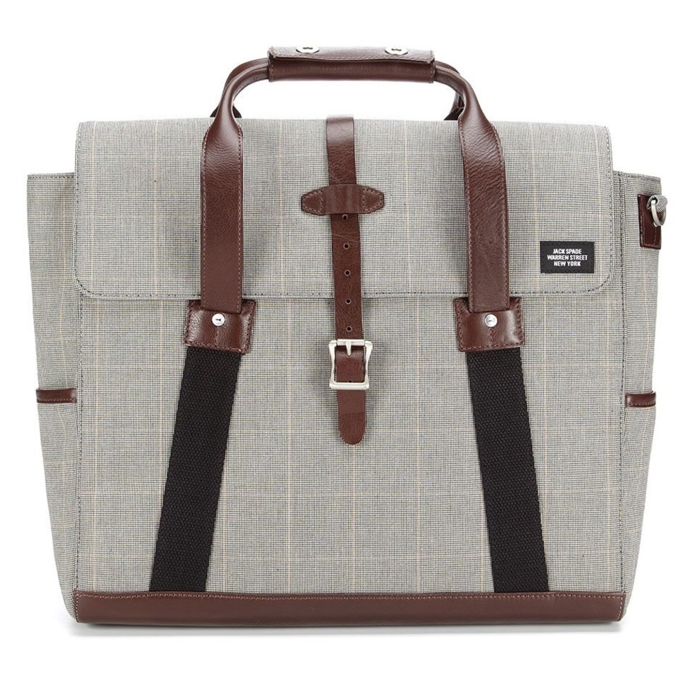 Jack Spade Work Twill Swiss briefcase-houndstooth